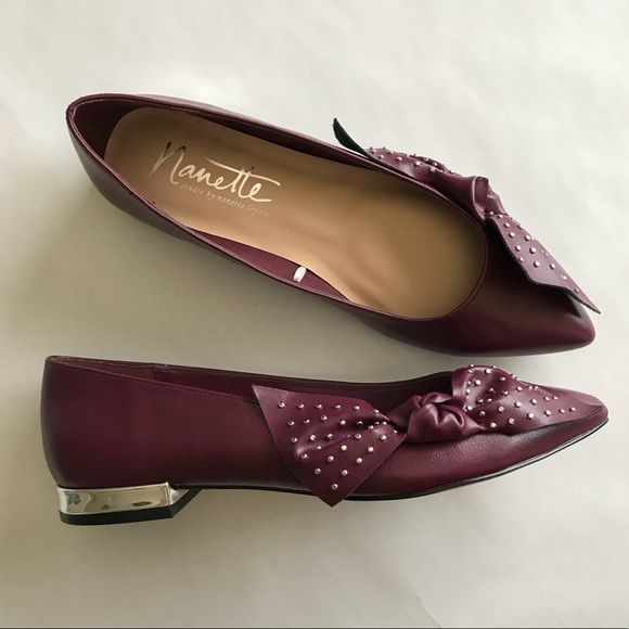 Nannette Shoes - NWOB Nanette Lepore Destiny Bow Flats Sz 6